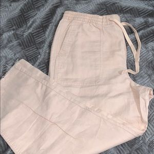 Soft pink pants worn a couple times